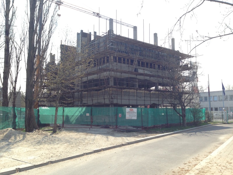 Stav stavby k 17.4.2013